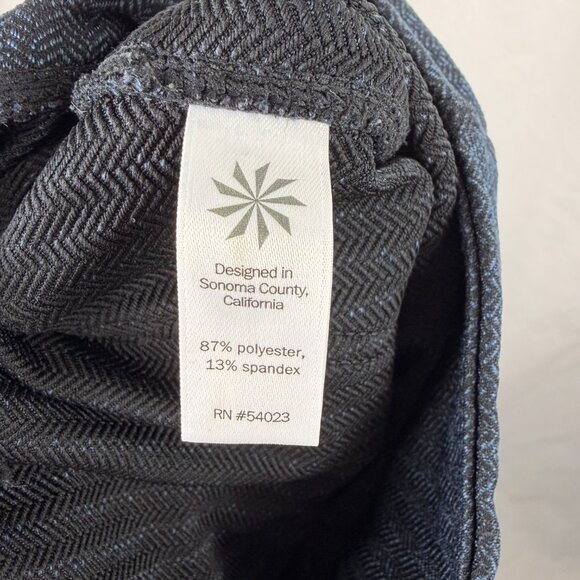 Athleta Women's Casual Legging | Navy & Black Herringbone | Medium | 27" Inseam - Picture 8 of 9